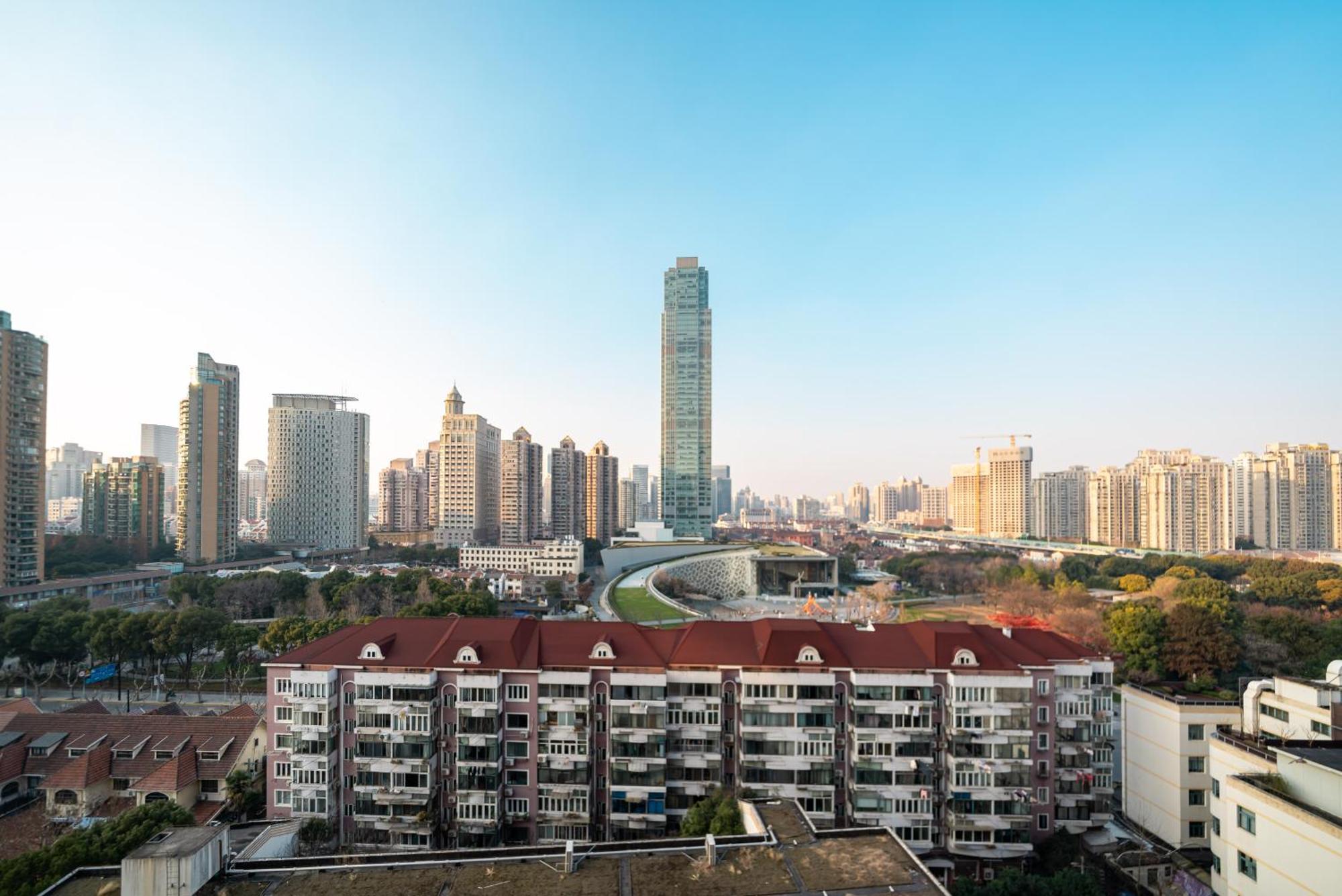 Shanghai Yi Du Apartments Downtown - Near Nanjing West Road Subway Exterior foto