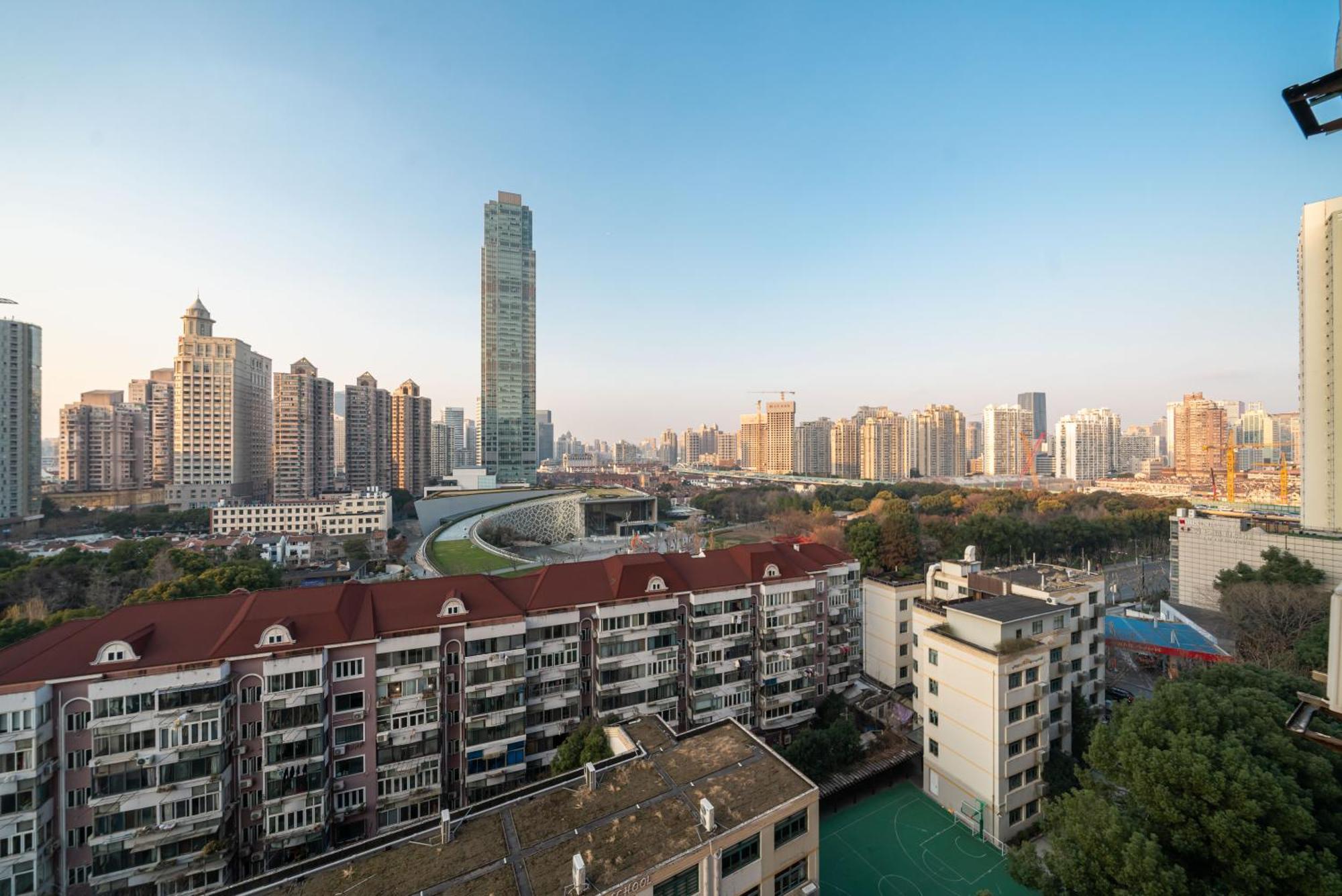 Shanghai Yi Du Apartments Downtown - Near Nanjing West Road Subway Exterior foto