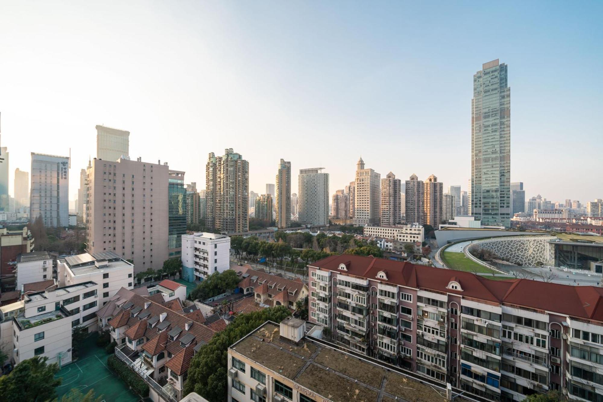 Shanghai Yi Du Apartments Downtown - Near Nanjing West Road Subway Exterior foto