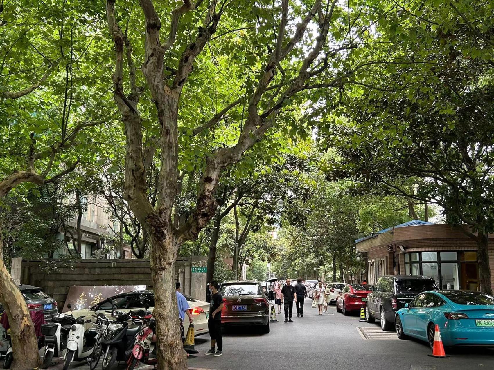 Shanghai Yi Du Apartments Downtown - Near Nanjing West Road Subway Exterior foto